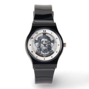 Montre Jesus Christ Art watch, Art Mosaic / vintage