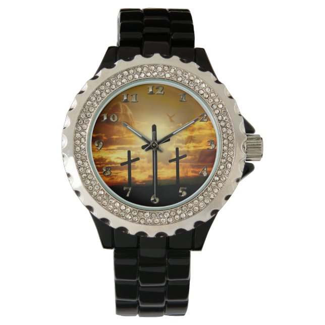 Montre Jésus Christ Bienheureuse Vierge Marie Dove Calver (devant)