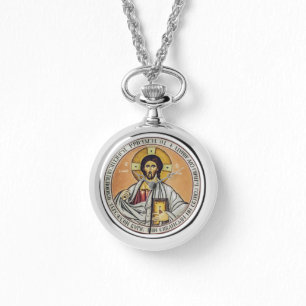 Montre Jésus Christ Pantocrateur dôme de l'Eglise