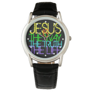 Montre Jésus est la manière, hommes chrétiens