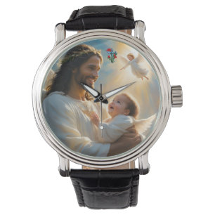 Montre Jésus et ange enfant