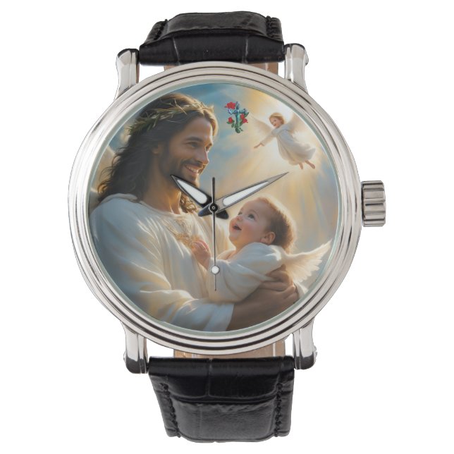 Montre Jésus et ange enfant  (devant)