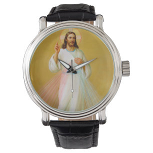 Montre Jésus le Sauveur Bénédiction de l'oeuvre catholiqu