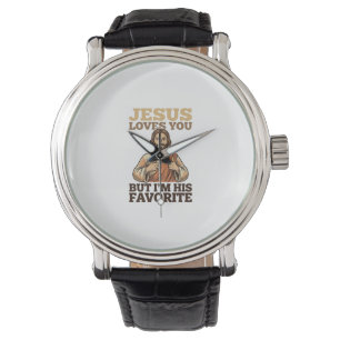 Montre Jésus Vous Aime Drôle Vintage Croyance Chemise Des
