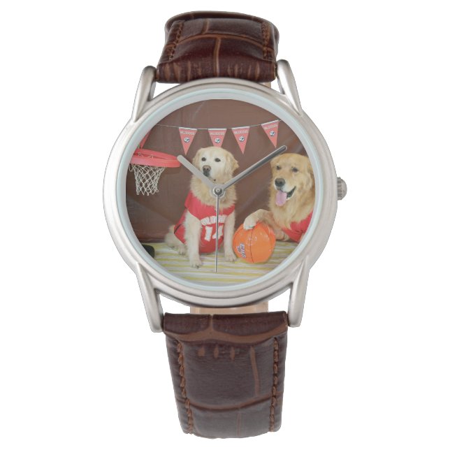 Montre Jeu de basketball Golden Retriever (devant)