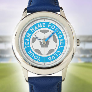 Montre Jeune fan de football ou supporter de football