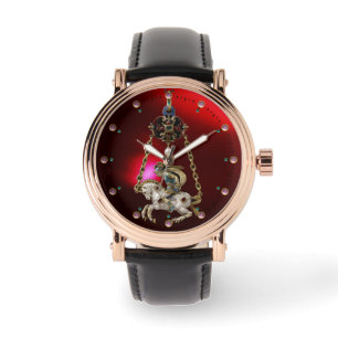 MONTRE JEWEL ANTIQUE, PIERRES DE JEUX, NUIT SUR LE CHEVAL