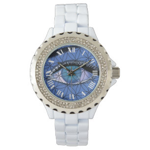 Montre J'observe tout l'oeil bleu voyant