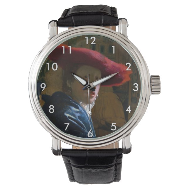 Montre Johannes Vermeer - Fille avec un Casquette rouge (devant)