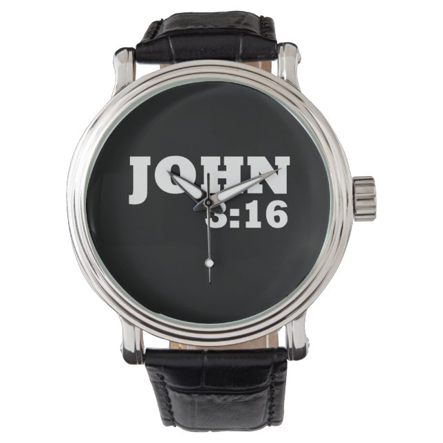 Montre John 3:16 (devant)