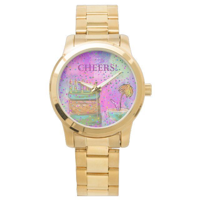 MONTRE JOLI ANNIVERSAIRE (devant)