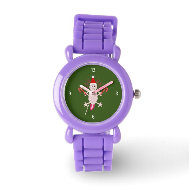 Montre Joli Axolotl de Noël (Recto)
