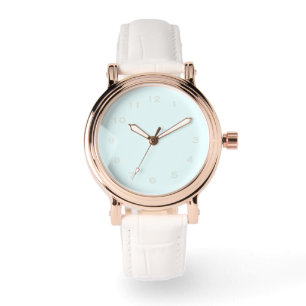 Montre Joli Blue Rosegold eWatch Musique en cuir