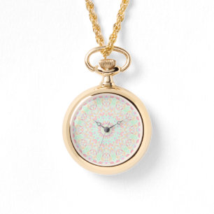Montre Joli Boho Quirky Hippie Coloré Pastel Mandala