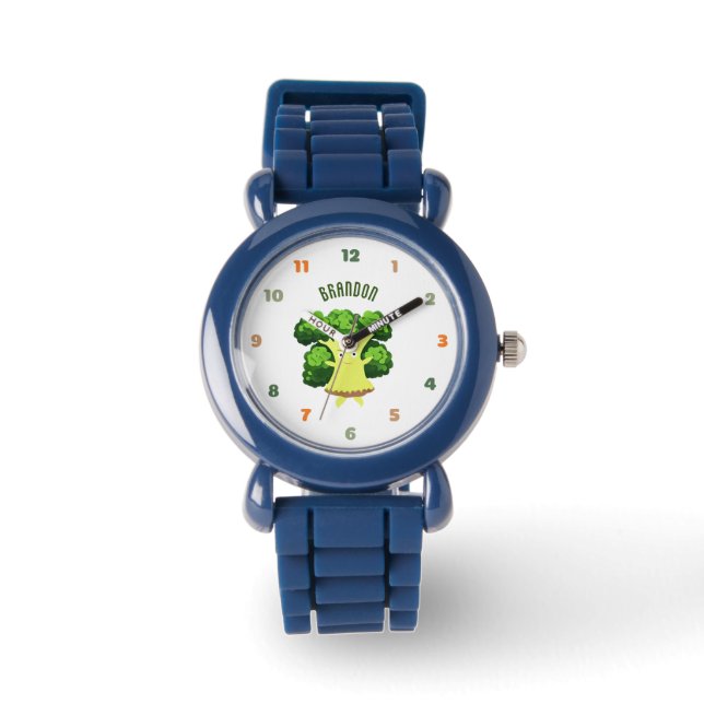 Montre Joli brocoli vert (Recto)