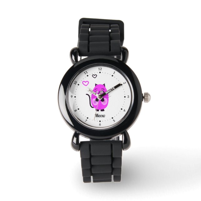 Montre Joli chat lilas (Recto)