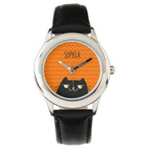 Montre Joli Chat Noir