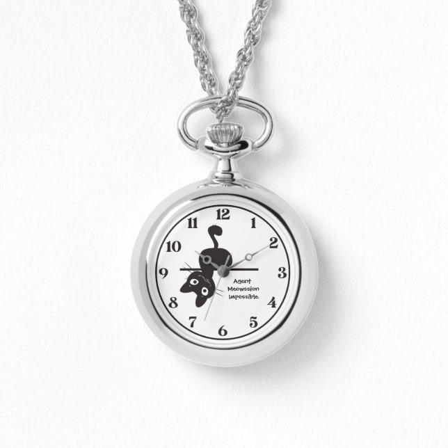 Montre Joli Chat, Vilain Chat, Agent Meowssion Impossible (Recto)