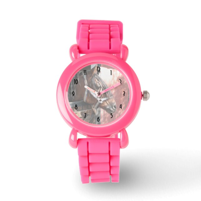 Montre Joli Cheval de Baie dans un soleil stable (Recto)