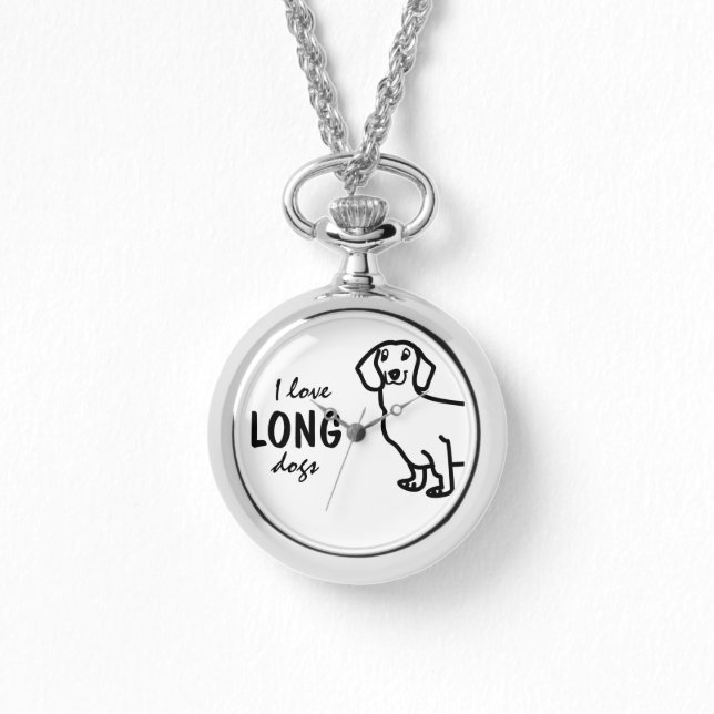 Montre Joli chien teckel (Recto)