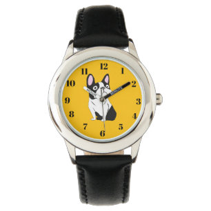 Montre Joli chiot, jaune