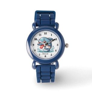 Montre Joli dauphin enfants ajouter nom unisex