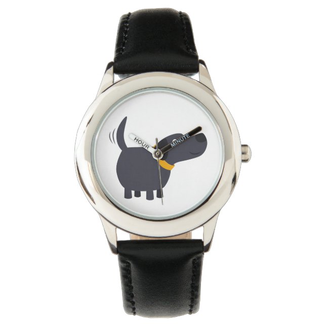 Montre Joli dessin Black Labrador Watch (devant)