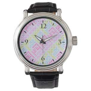 Montre Joli graffiti géométrique girly motif li