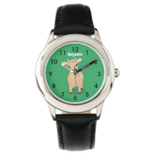 Montre Joli joli maillot de vache et dessin de fleurs