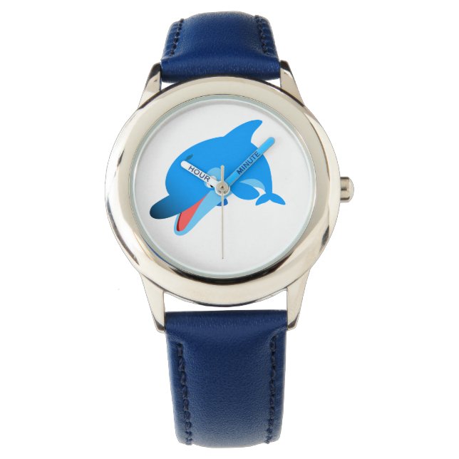 Montre Joli Jumping Cartoon Dolphin Watch (devant)
