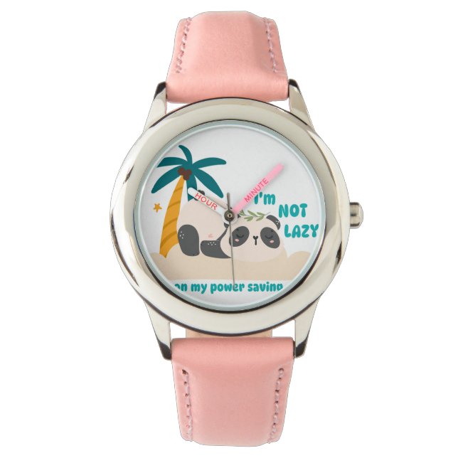Montre Joli panda paresseux (devant)