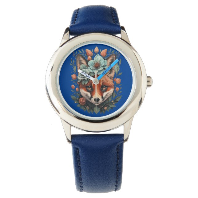 Montre Joli renard floral (devant)