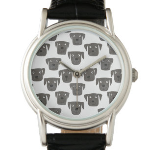 Montre Jolie Black Labrador Retriever Dog Watch