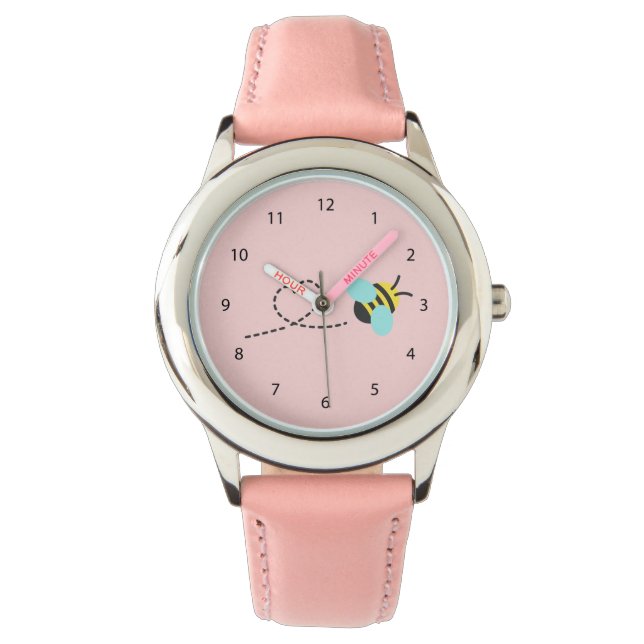 Montre Jolie Bumble Bee, Pour Les Filles (devant)