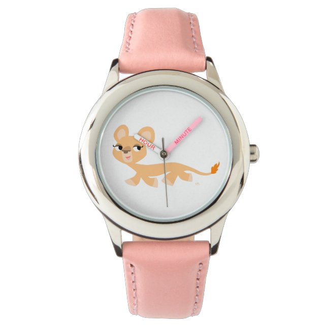 Montre Jolie Cool Cartoon Lioness Watch (devant)
