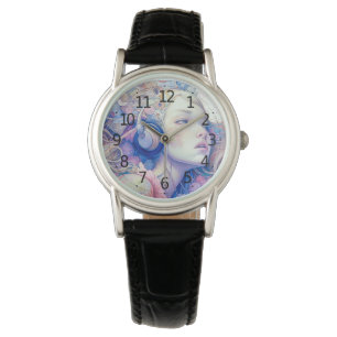Montre Jolie Fille avec Musique de Casque Écouteurs Art M