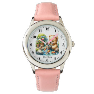 Montre Jolie fille poisson ours ajouter nom