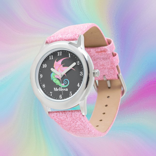 Montre Jolie filles dragon ajouter nom (Créateur téléchargé)
