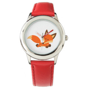 Montre Jolie flotte Cartoon Fox Watch