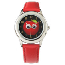 Jolie horloge pomme pour enfants