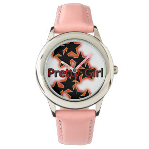 Montre Jolie lunette de swag avec chiffres roses