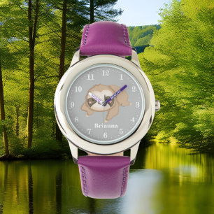 Montre Jolie paresse ajouter nom filles regarder