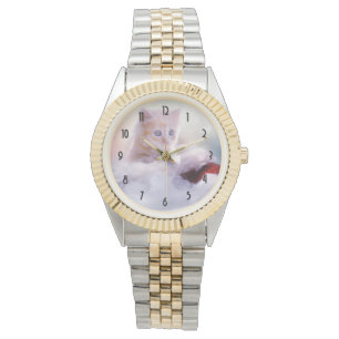 Montre Jolie photo Christmas Kitten