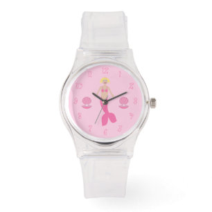 Montre Jolie sirène d'Imaginaire rose