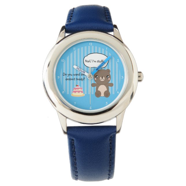 Montre Jolie Teddy Bear Kids Funny Plaisanterie (devant)