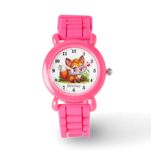 Montre Jolies filles fox amoureux ajouter nom
