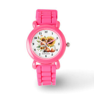 Montre Jolies filles fox amoureux ajouter nom