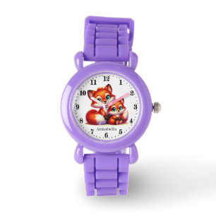 Montre Jolies filles fox amoureux ajouter nom