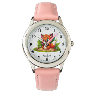 Montre Jolies filles fox amoureux ajouter nom