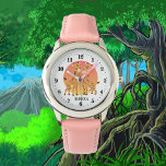 Montre jolies filles jungle girafe amoureux ajouter le no<br><div class="desc">mignonnes filles girafe amoureux ajouter nom Watch</div>